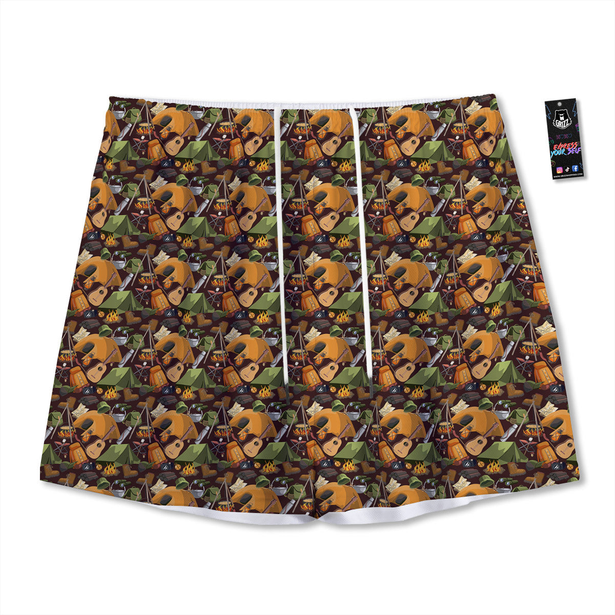 Chicken Cute Print Pattern Mesh Shorts