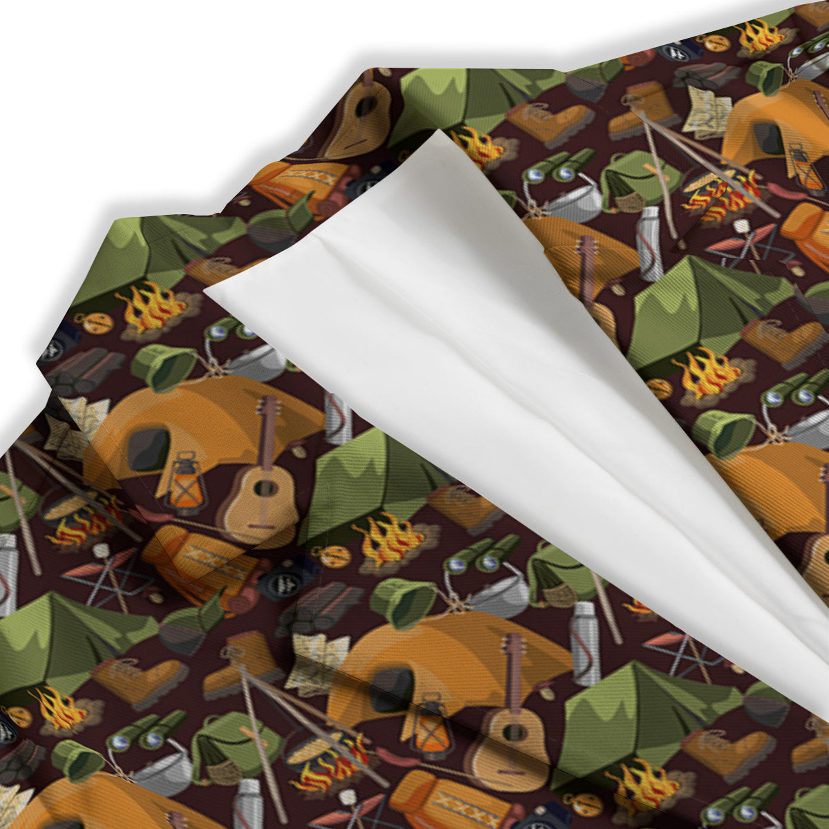 Camping Equipment Print Pattern Women's Blazer-grizzshop
