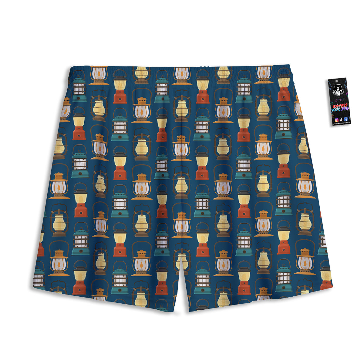Eye Of Horus Egypt Print Pattern Mesh Shorts