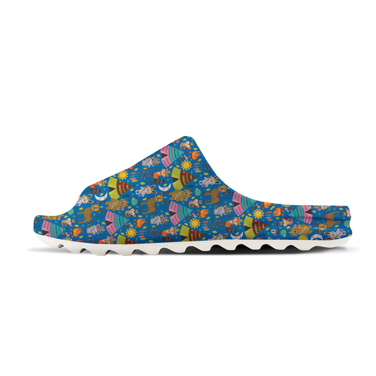 Camping Animal Print Pattern Sandals-grizzshop