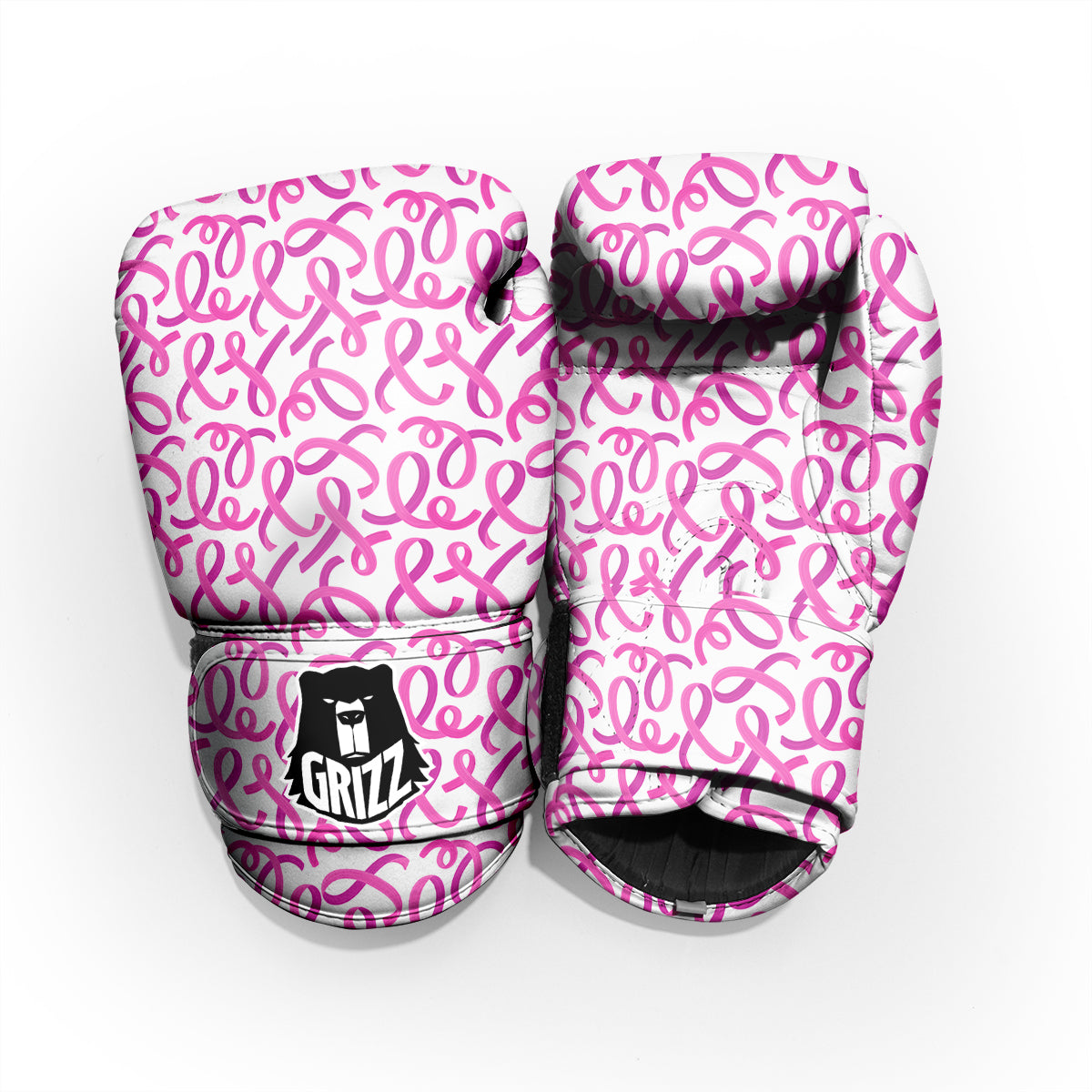 Cancer Awareness Print Pattern Pro Boxing Glove