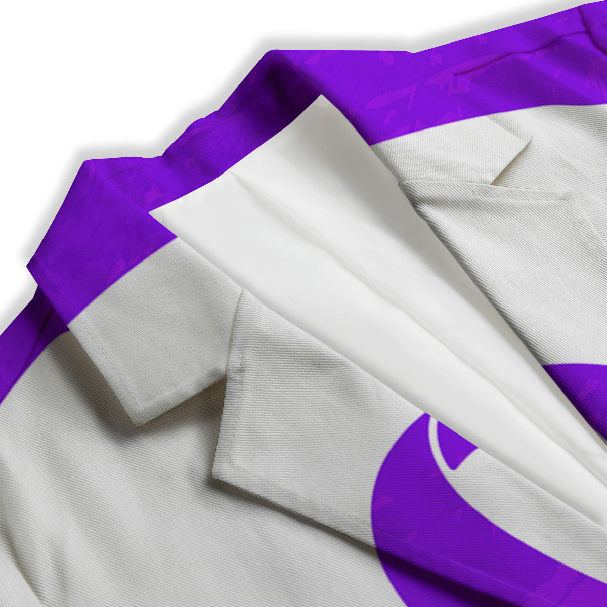 Cancer Awareness Ribbon Purple Print Women's Blazer-grizzshop