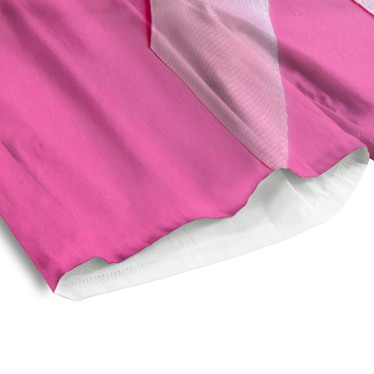 Cancer Breast Little Ribbon Print Men's Athletic Shorts