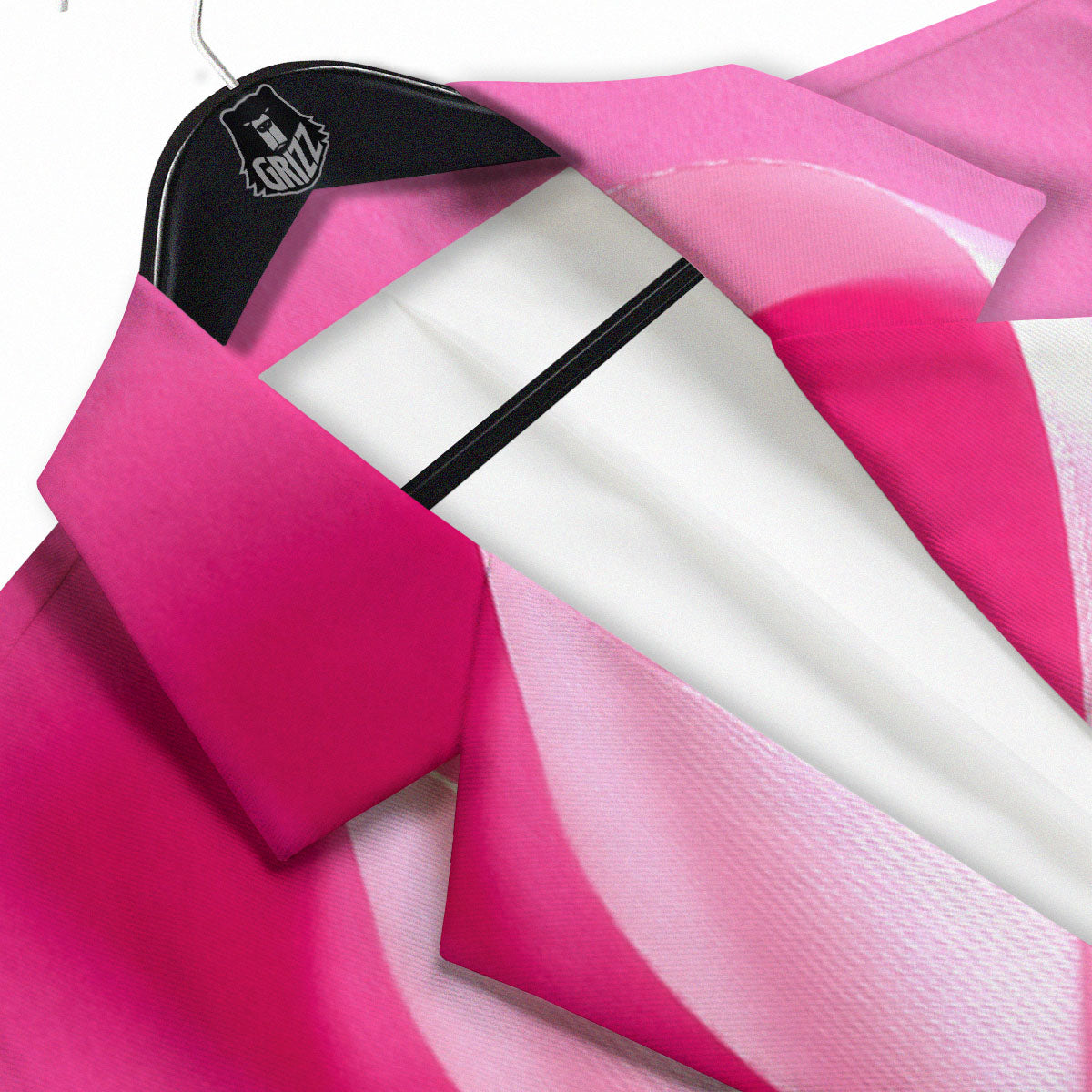 Cancer Breast Little Ribbon Print Men's Sport Coat-grizzshop