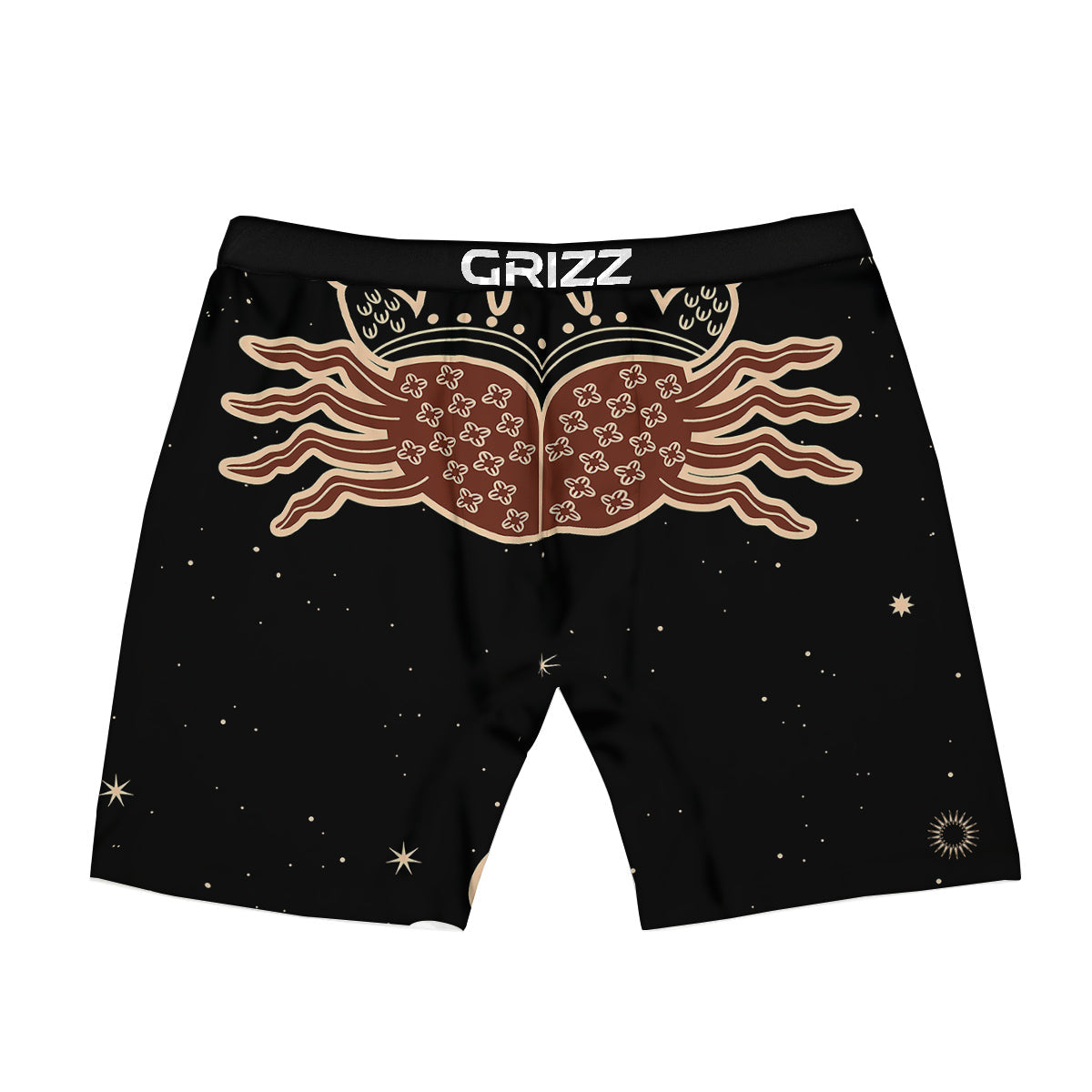 Cancer Constellation Print Boxer Briefs-grizzshop
