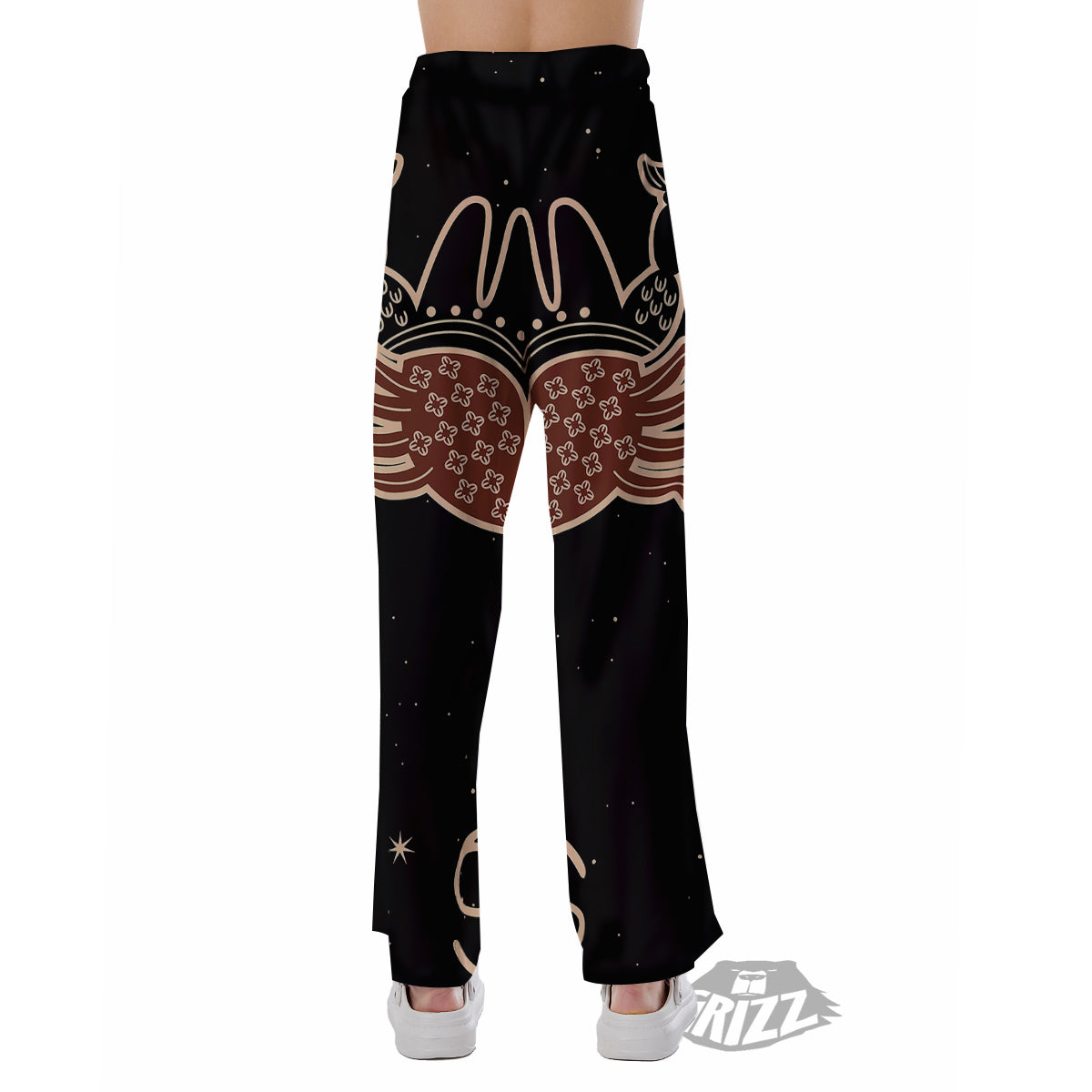 Cancer Constellation Print Pajama Pants-grizzshop