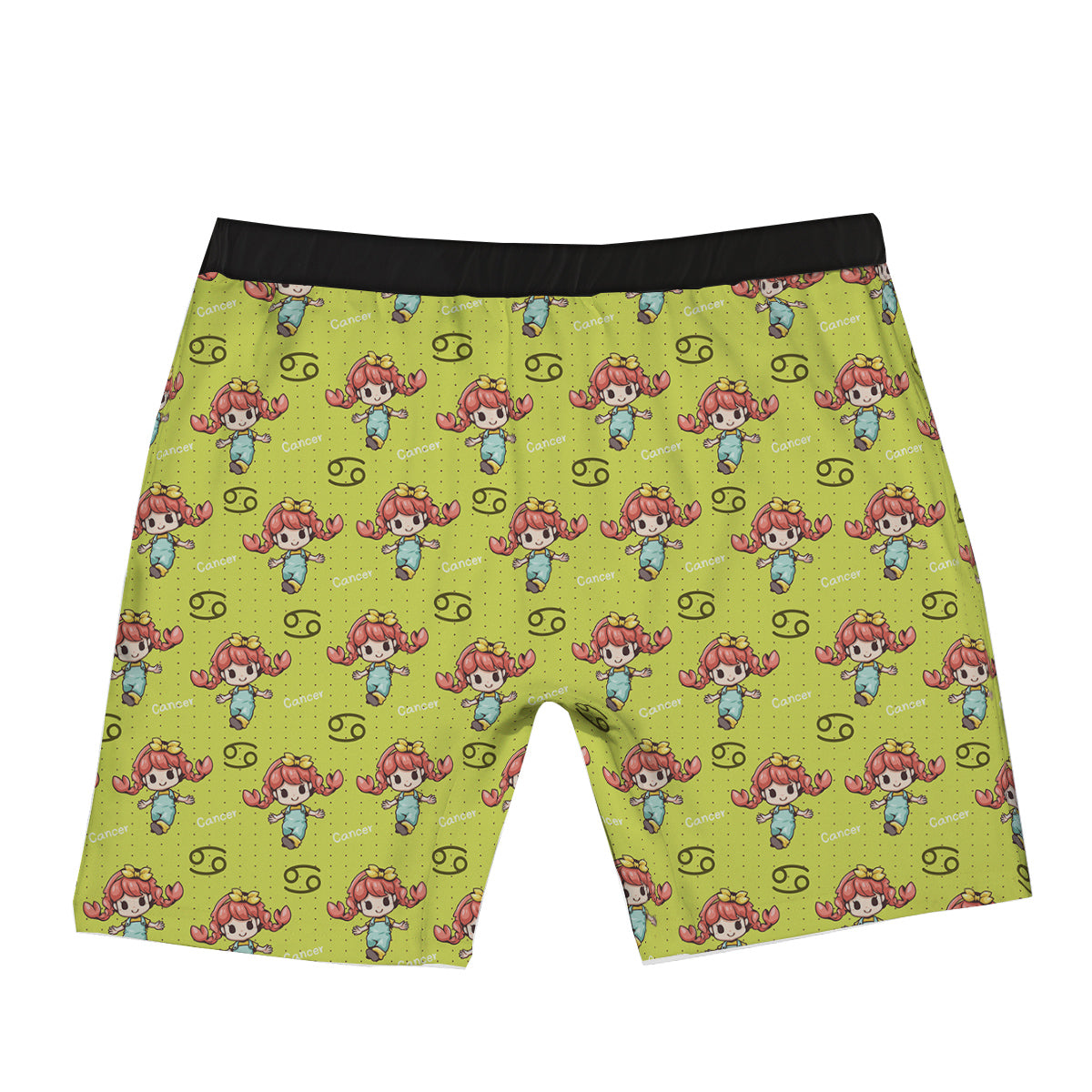 Cancer Cute Cartoon Print Pattern Boxer Briefs-grizzshop