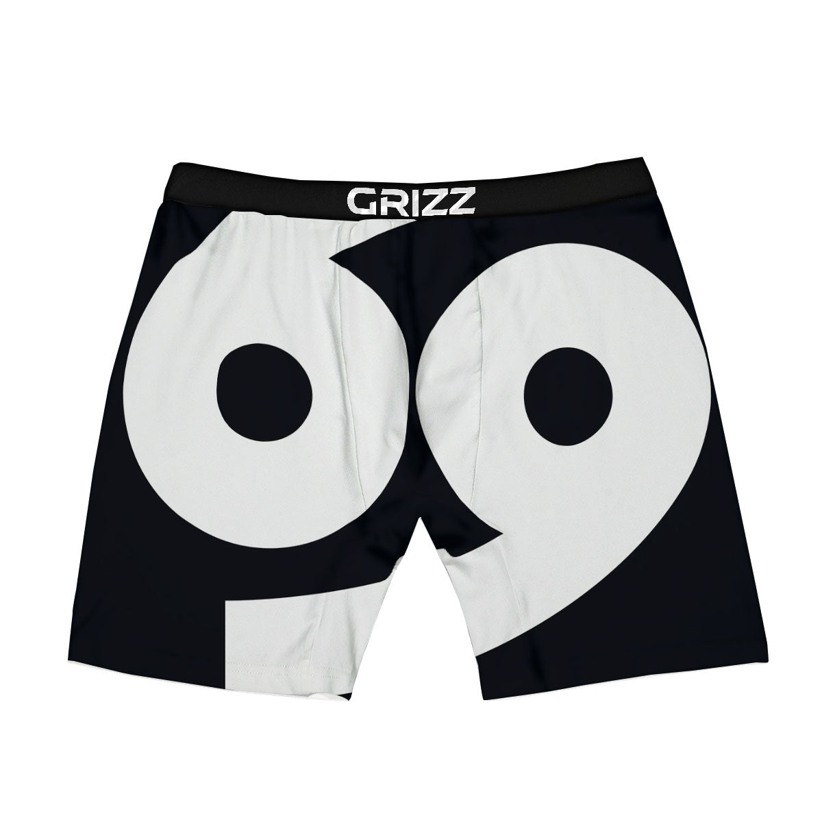 Cancer Sign White And Black Print Boxer Briefs-grizzshop