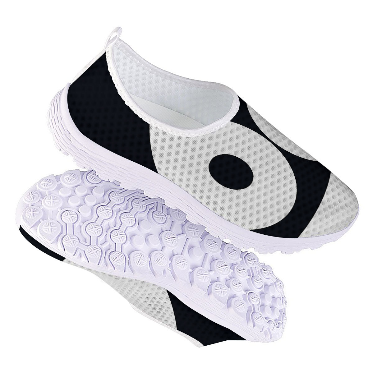 Cancer Sign White And Black Print Nurse Shoes-grizzshop