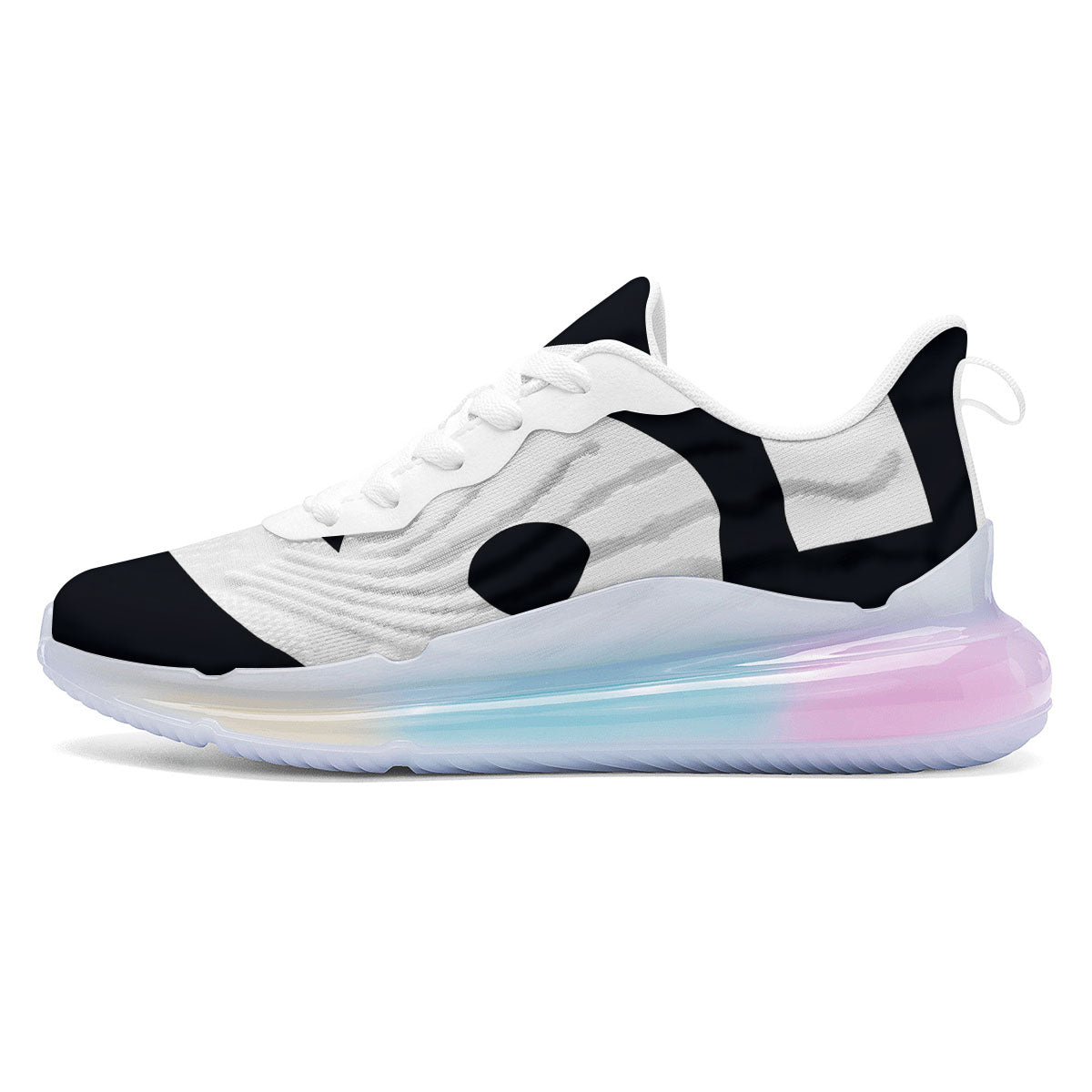 Cancer Sign White And Black Print Running Sneakers-grizzshop
