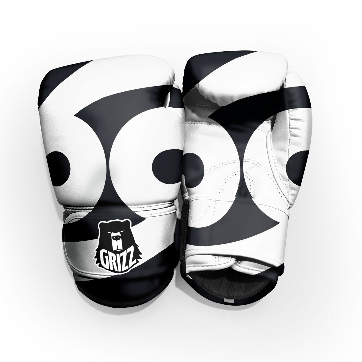 Cancer Sign White And Black Print Pro Boxing Glove