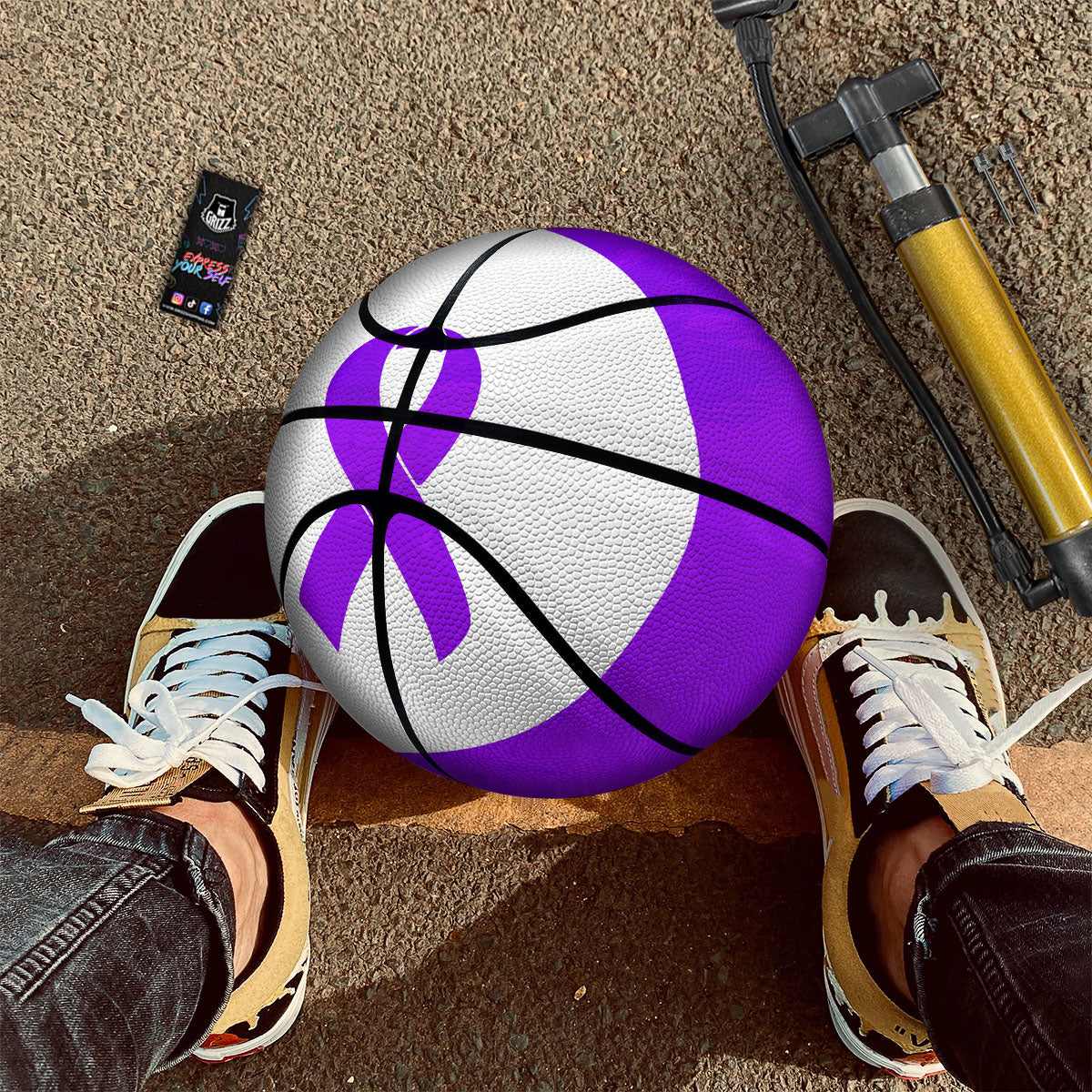 Buddha Tropical Print Pattern Basketball