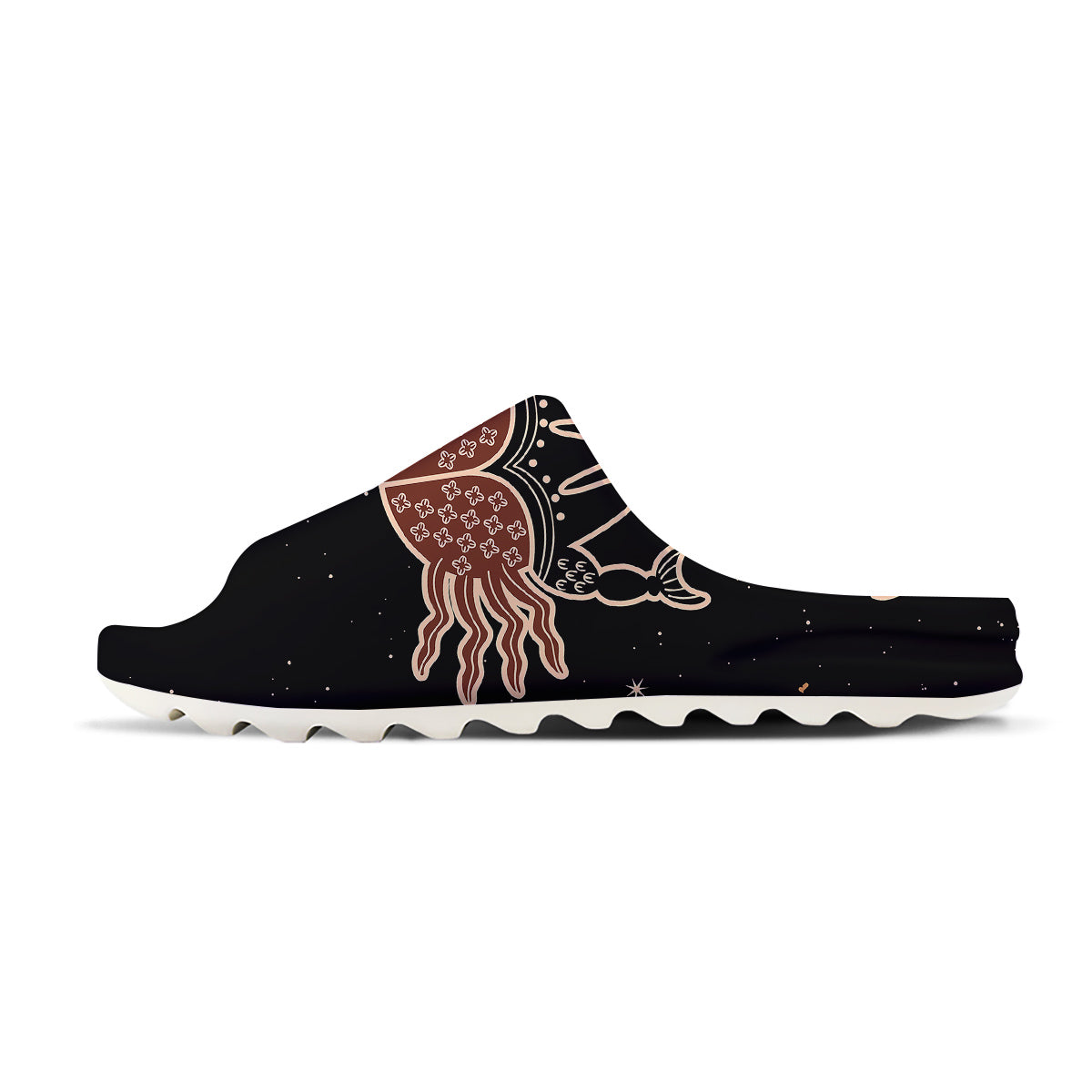 Cancer Constellation Print Sandals-grizzshop
