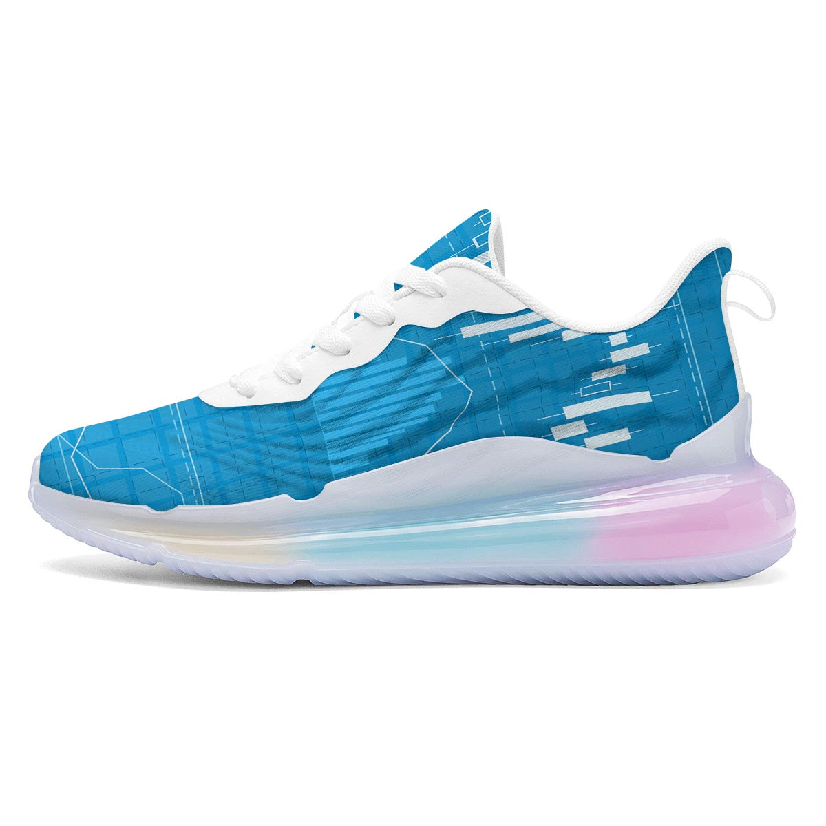 Candlestick Stock Market Print Running Sneakers-grizzshop