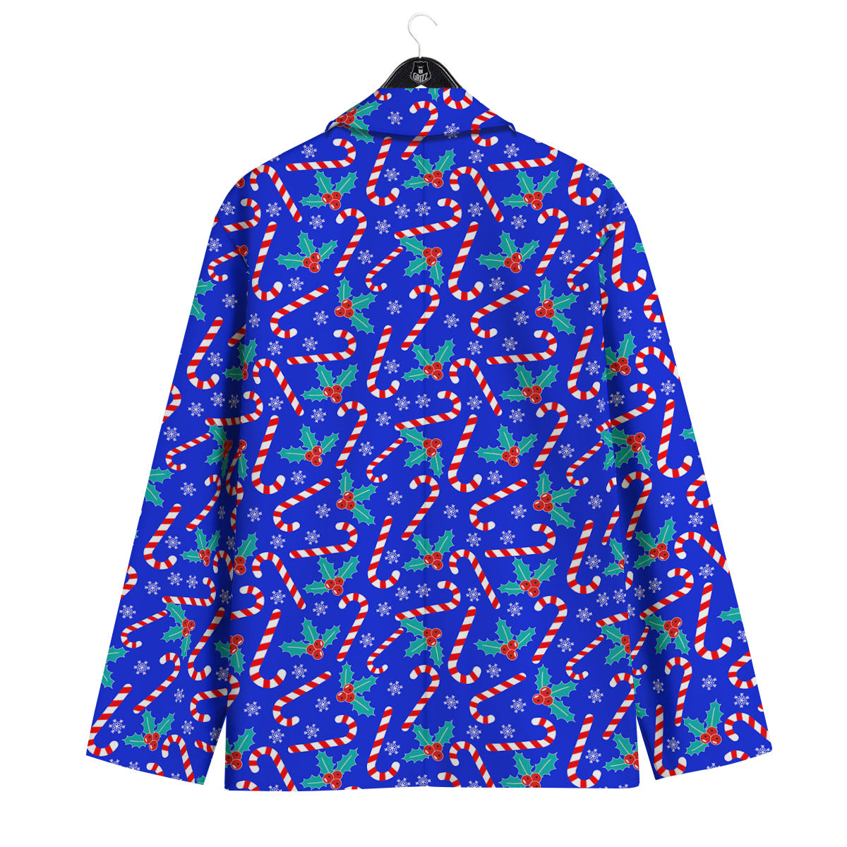 Candy And Christmas Berry Print Pattern Men's Sport Coat-grizzshop