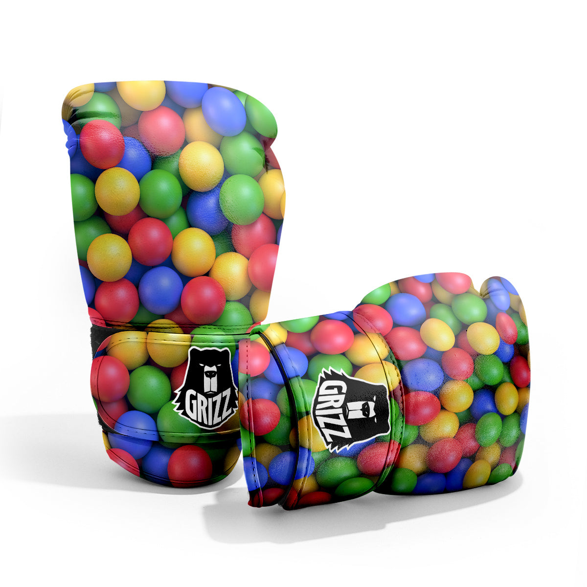 Candy Ball Colorful Print Pro Boxing Glove