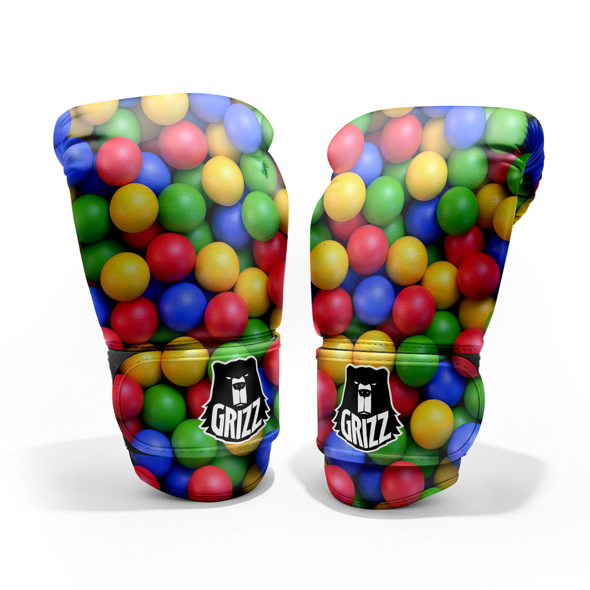 Candy Ball Colorful Print Pro Boxing Glove