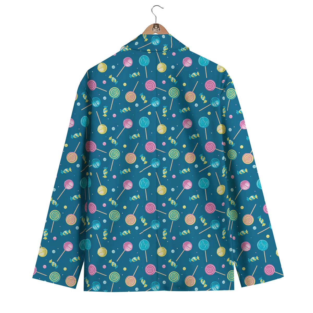 Candy Ball Sweet Print Pattern Men's Blazer-grizzshop