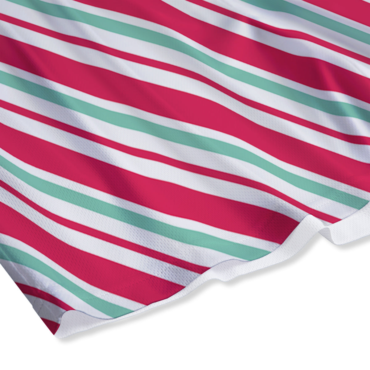 Christmas Argyle Red And Green Print Mesh Shorts