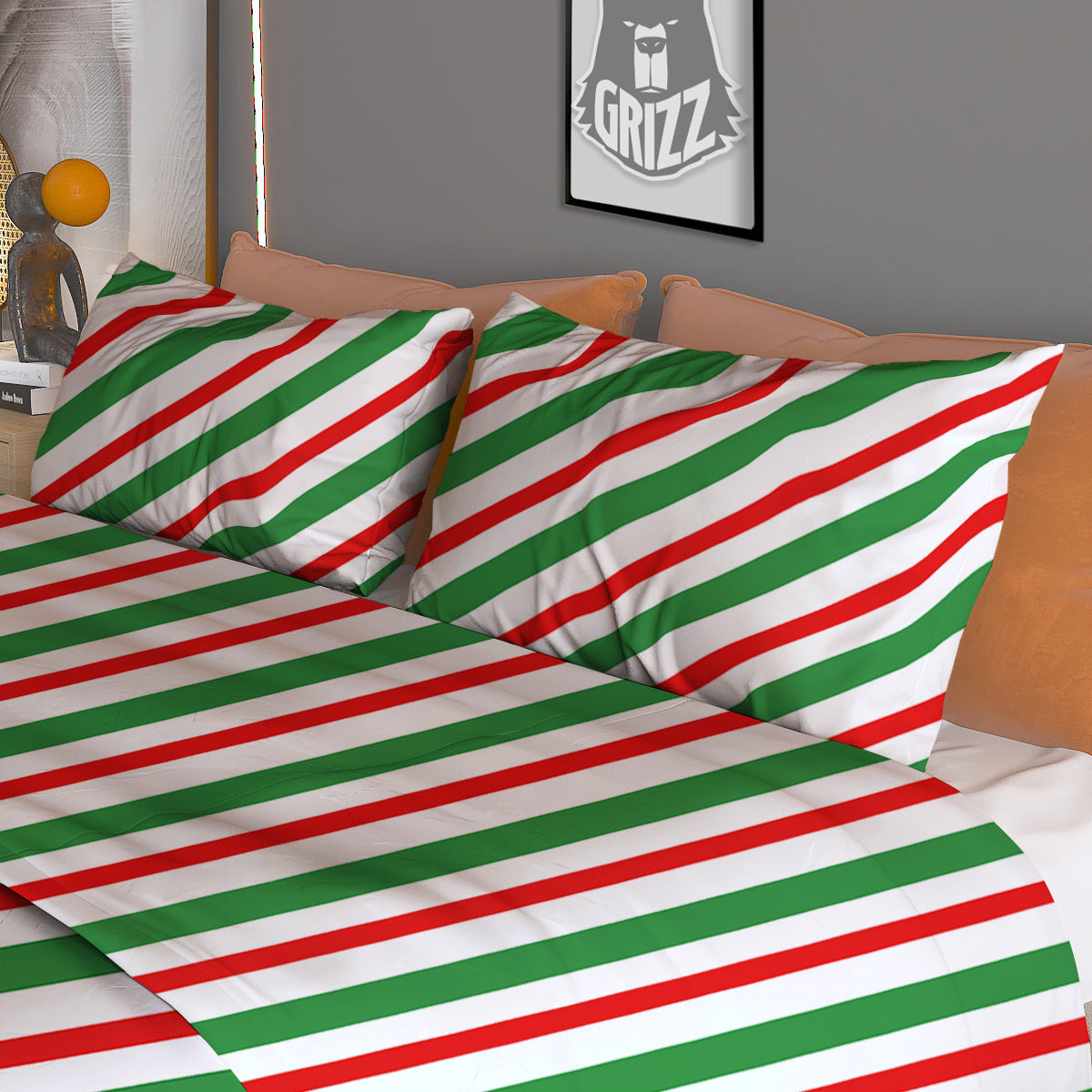 Christmas Decorated Tree Print Duvet Cover Bedding Set