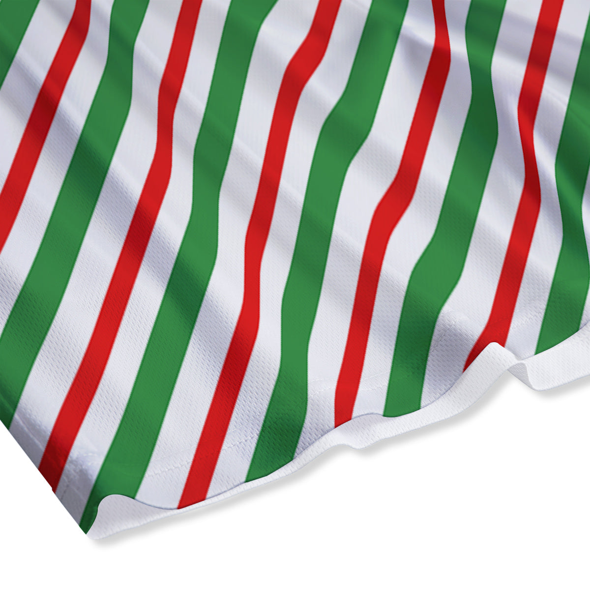 Christmas Decorated Tree Print Mesh Shorts