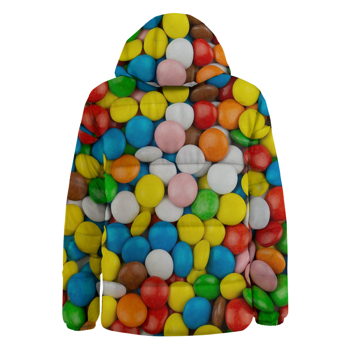 Candy Chocolate Colorful Print Down Jacket-grizzshop