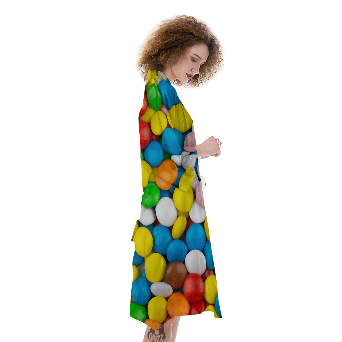 Candy Chocolate Colorful Print Kimono-grizzshop
