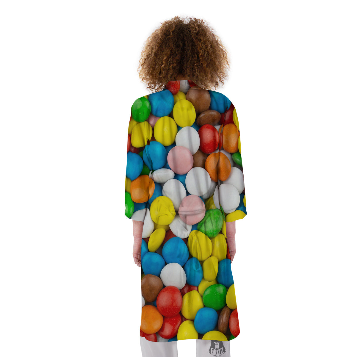 Candy Chocolate Colorful Print Kimono-grizzshop