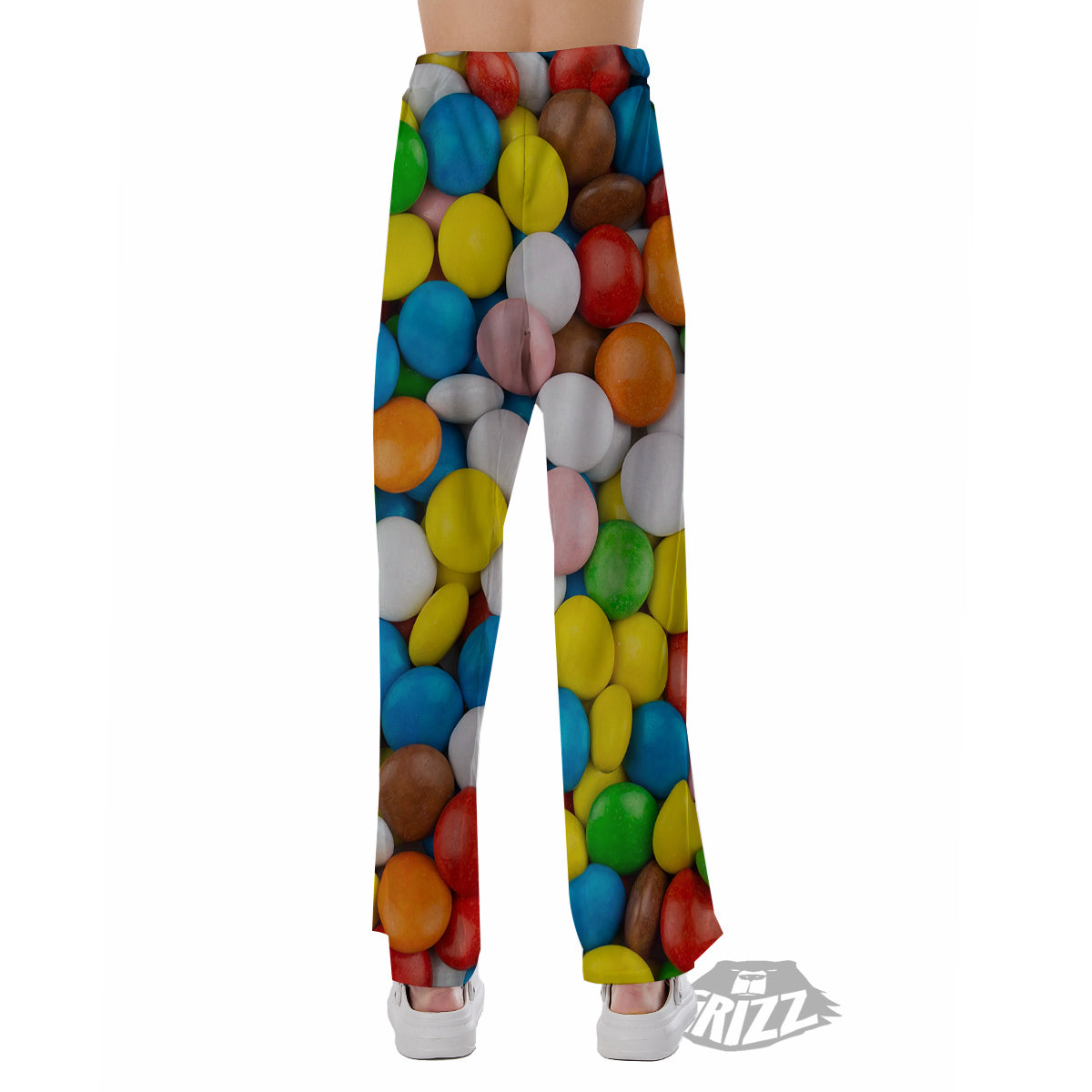 Candy Chocolate Colorful Print Pajama Pants-grizzshop