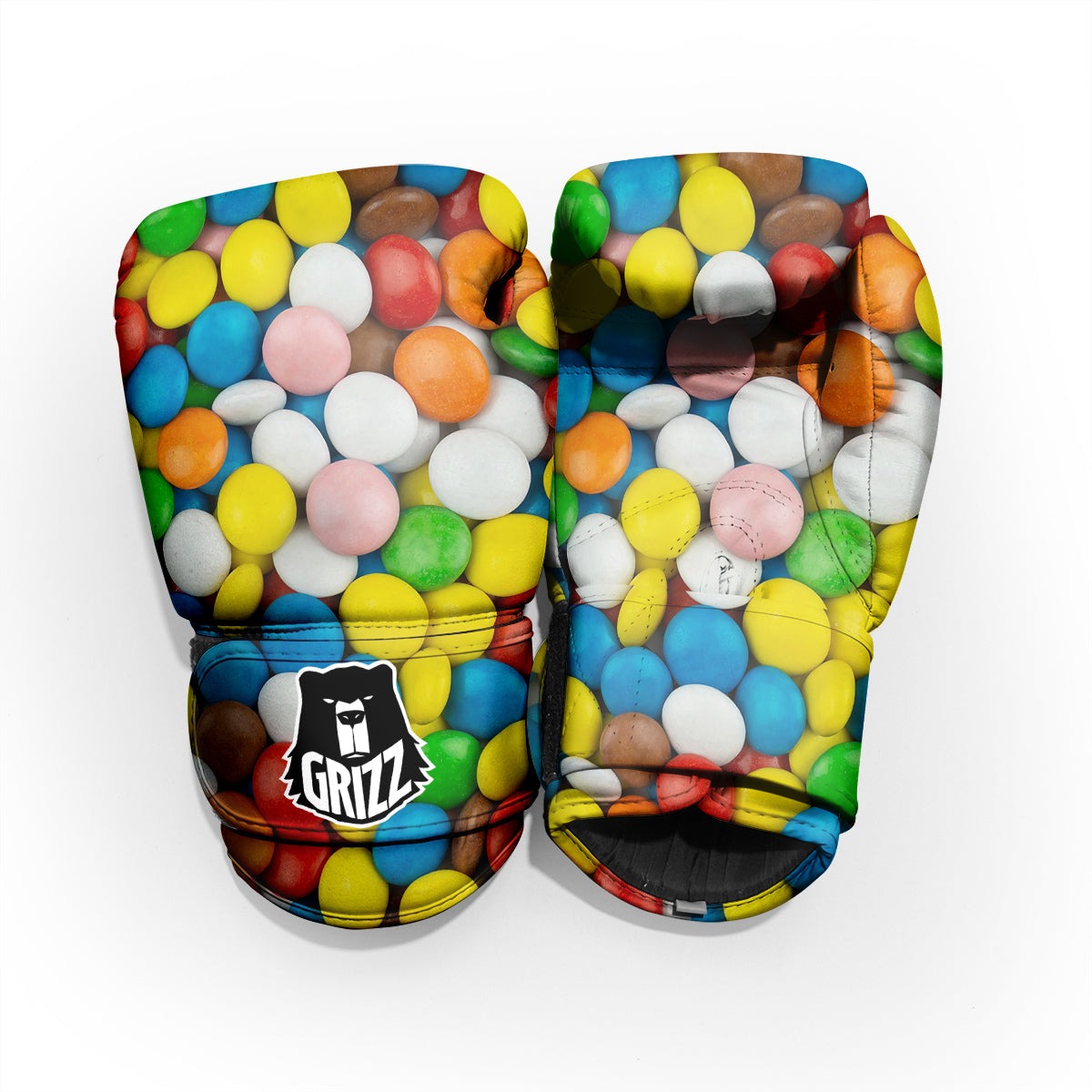 Candy Chocolate Colorful Print Pro Boxing Glove