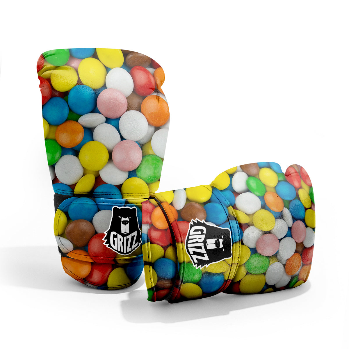Candy Chocolate Colorful Print Pro Boxing Glove