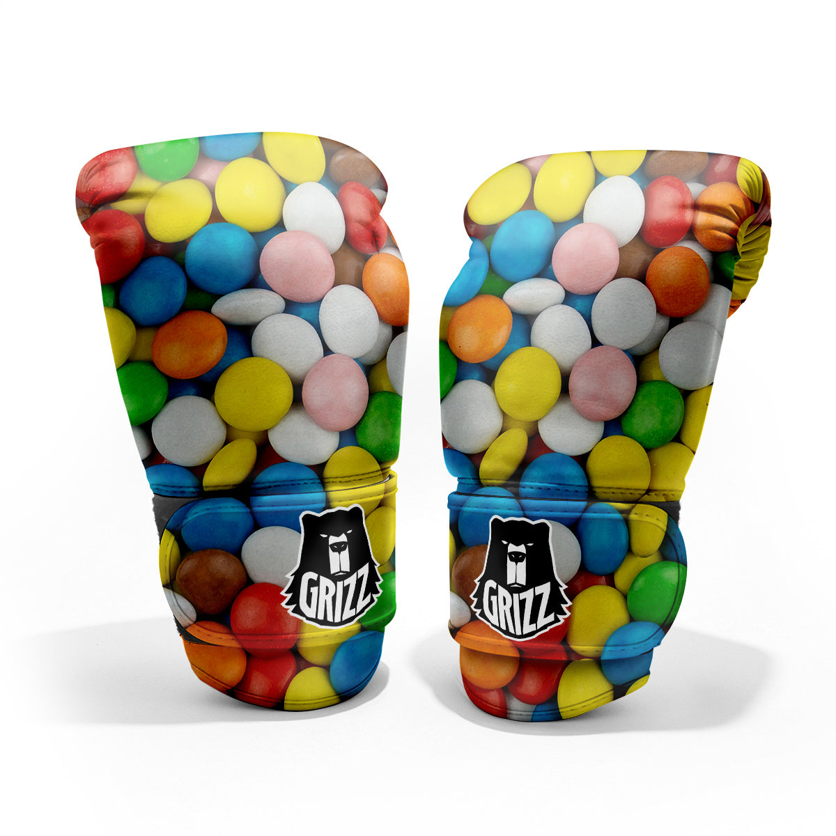 Candy Chocolate Colorful Print Pro Boxing Glove