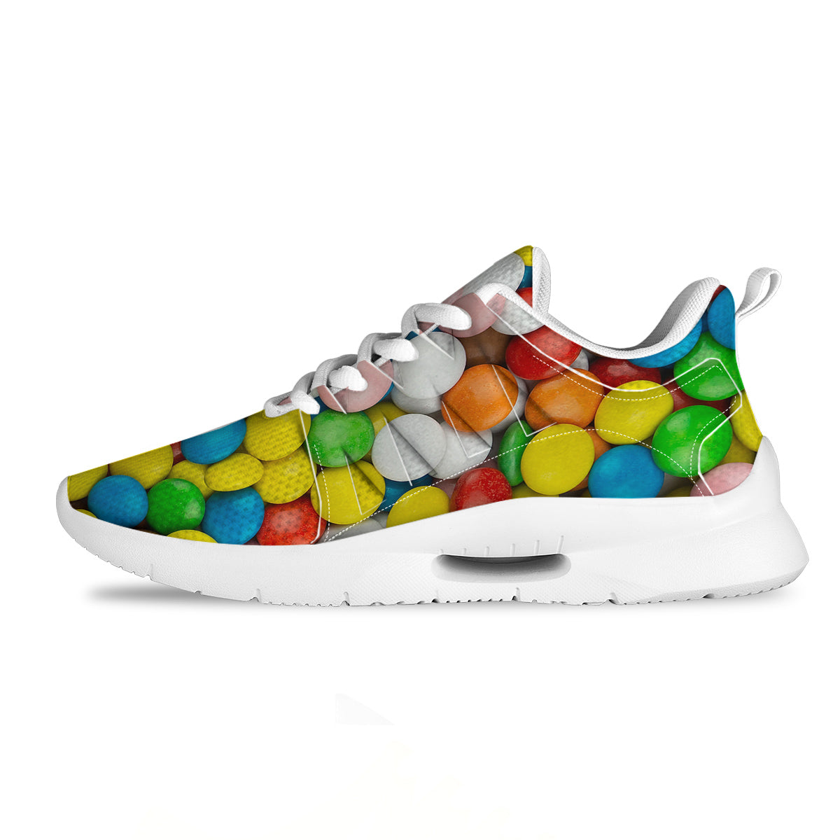 Candy Chocolate Colorful Print Tennis Shoes-grizzshop