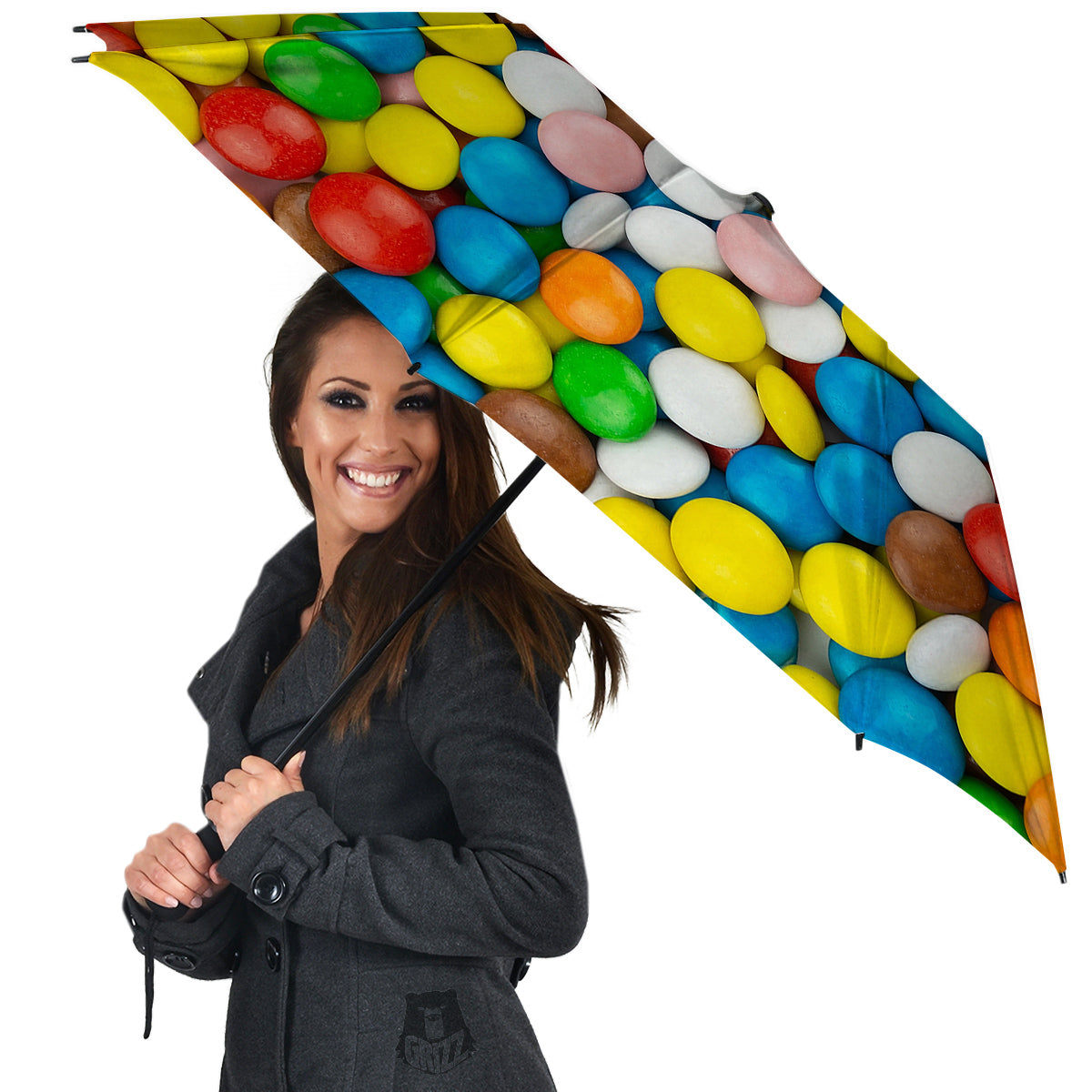 Candy Chocolate Colorful Print Umbrella-grizzshop