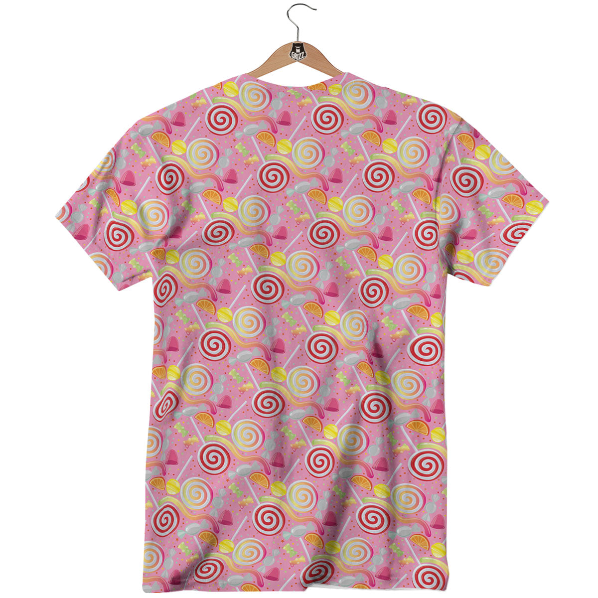 Candy Colorful Print Pattern T-Shirt-grizzshop