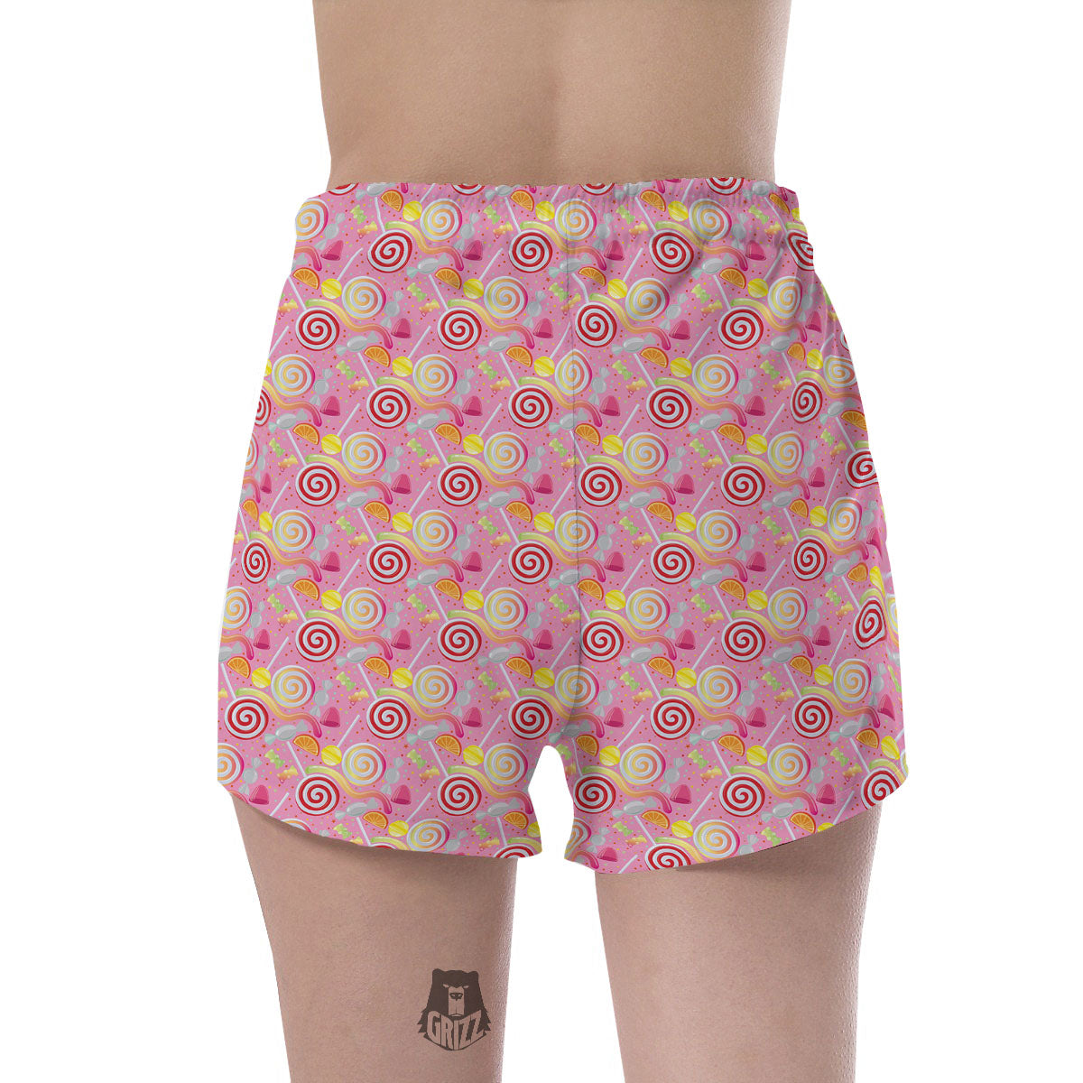 Candy Colorful Print Pattern Women's Shorts-grizzshop