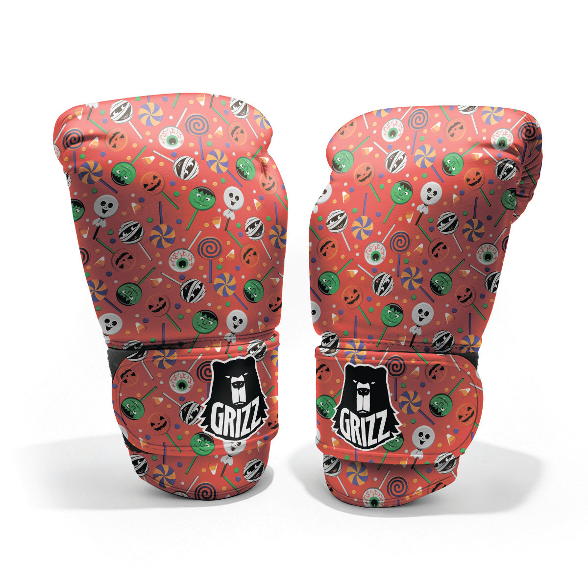 Candy Cute Halloween Print Pattern Pro Boxing Glove