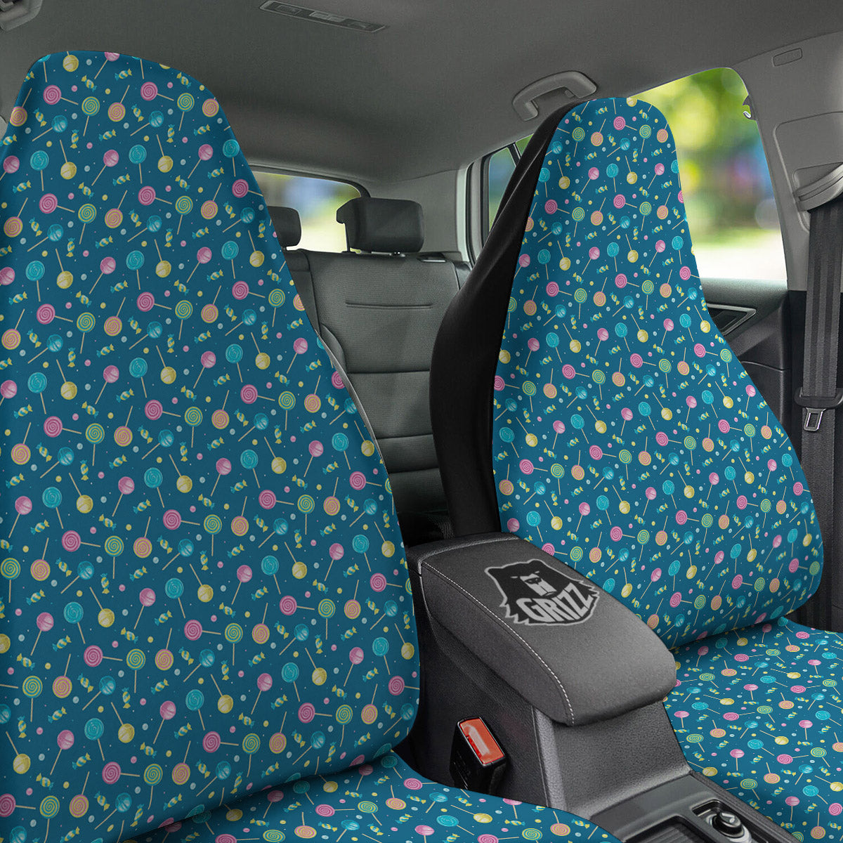Candy Cute Print Pattern Car Seat Covers-grizzshop