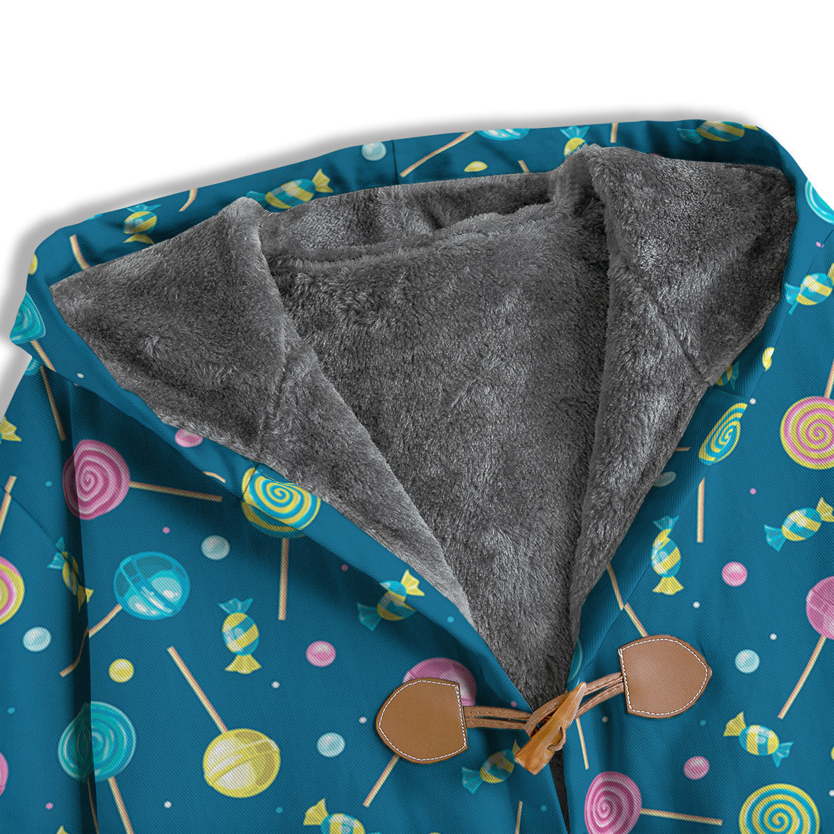 Candy Cute Print Pattern Men's Windbreaker Jacket-grizzshop