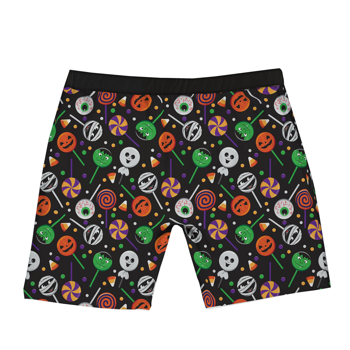 Candy Monsters Halloween Print Pattern Boxer Briefs-grizzshop