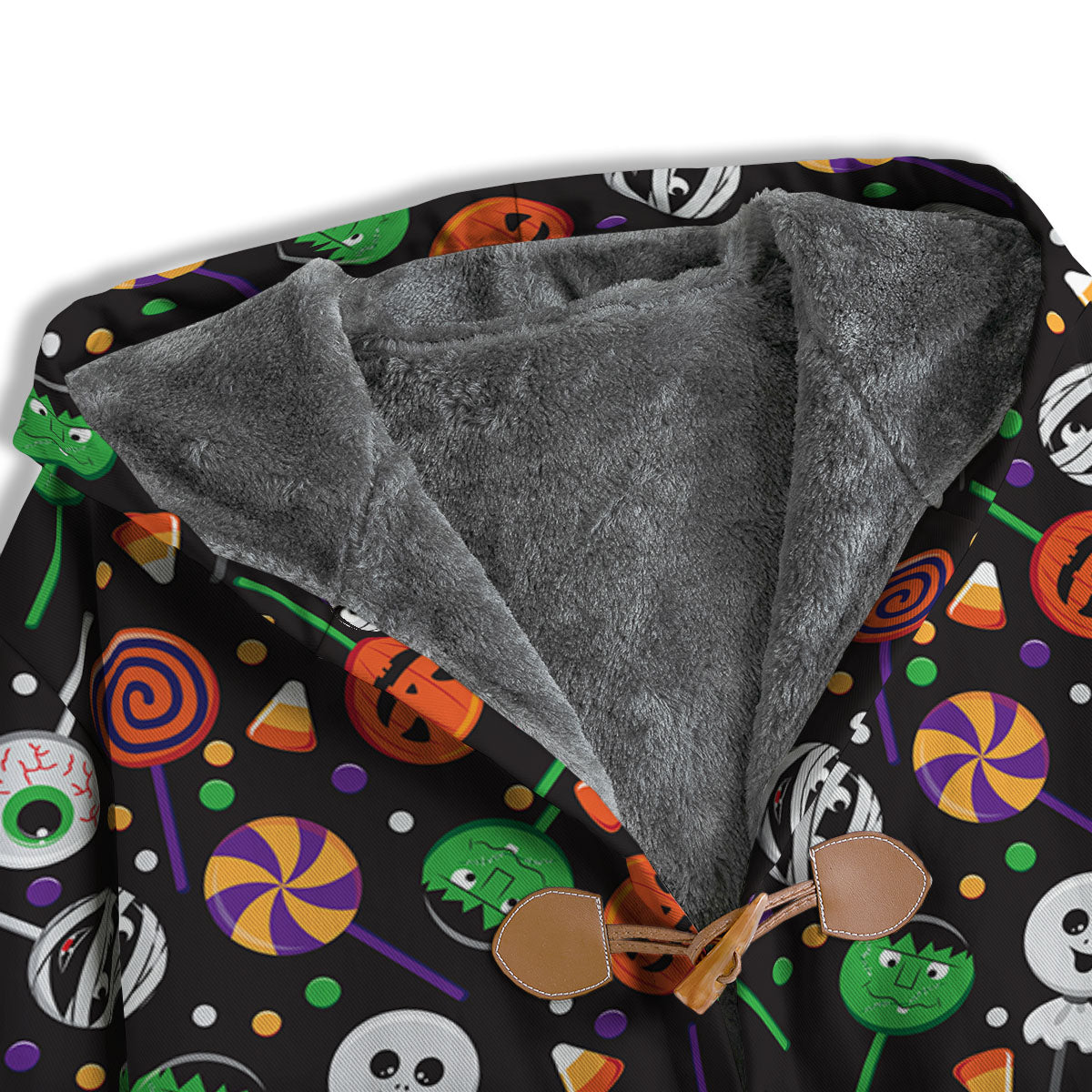 Candy Monsters Halloween Print Pattern Men's Windbreaker Jacket-grizzshop