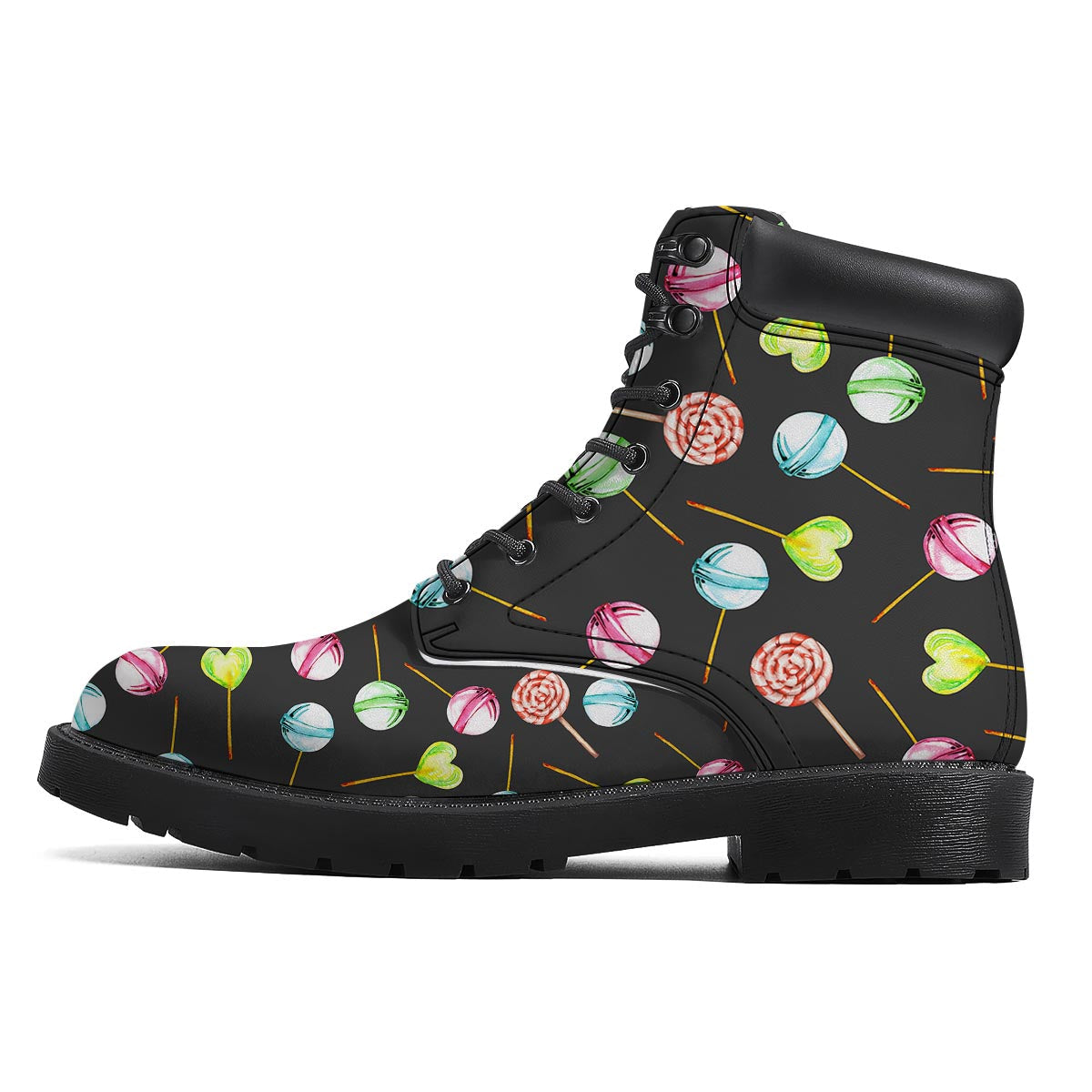 Candy Sweet Print Pattern Boots-grizzshop