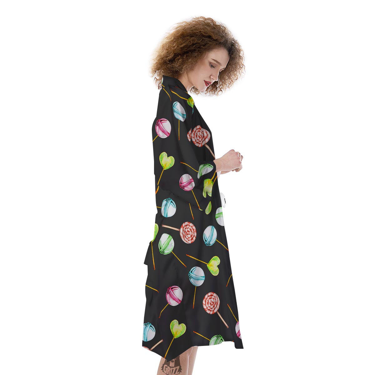 Candy Sweet Print Pattern Kimono-grizzshop