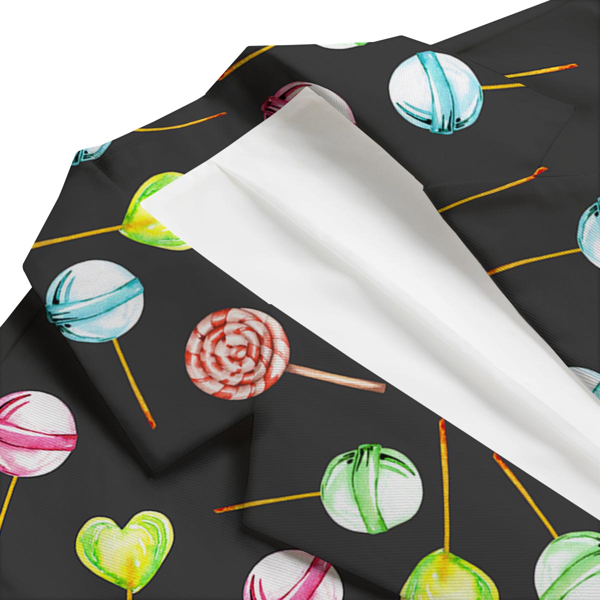 Candy Sweet Print Pattern Men's Blazer-grizzshop