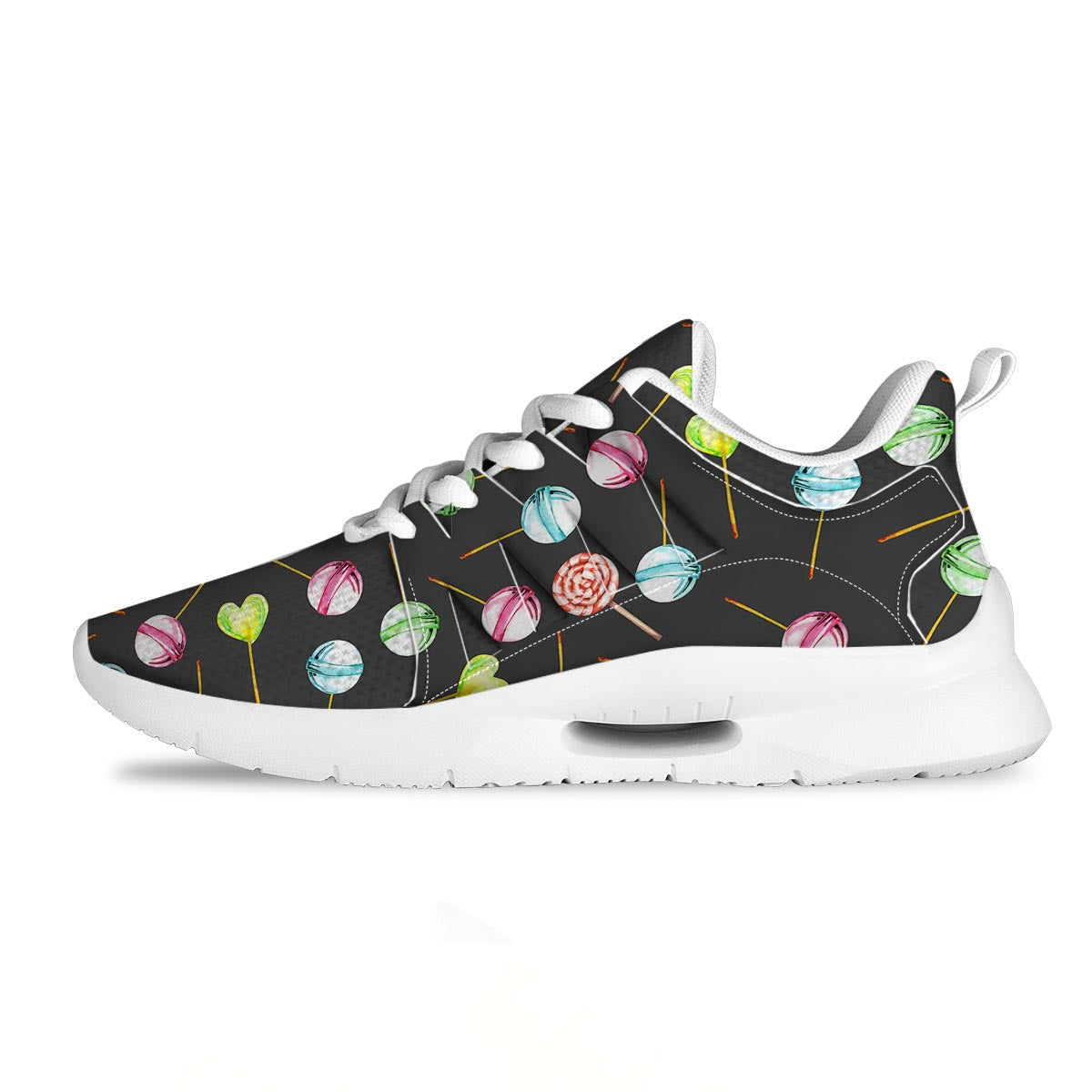 Candy Sweet Print Pattern Tennis Shoes-grizzshop