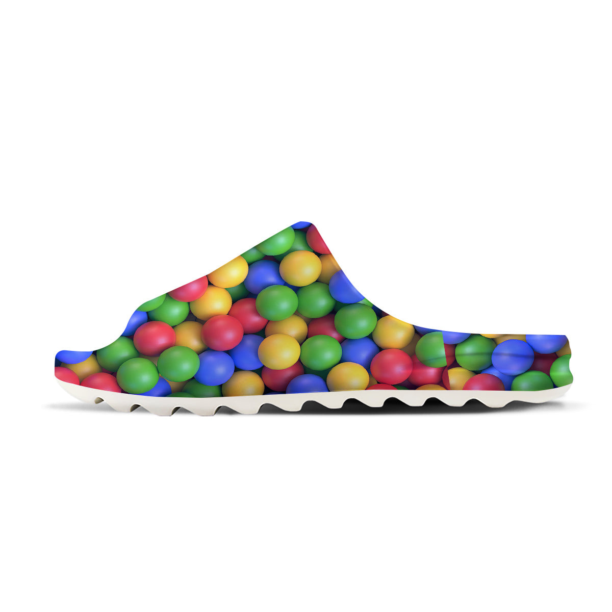 Candy Ball Colorful Print Sandals-grizzshop