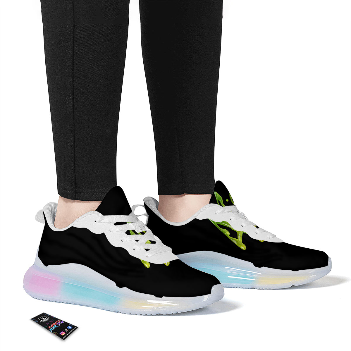 Cannabis Day 420 Print Running Sneakers-grizzshop