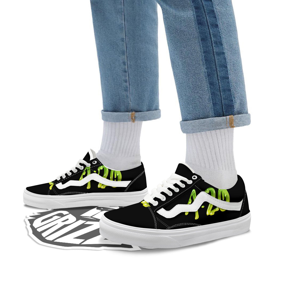 Cannabis Day 420 Print Skate Shoes-grizzshop