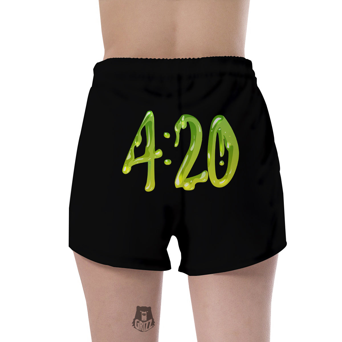 Cannabis Day 420 Print Women's Shorts-grizzshop