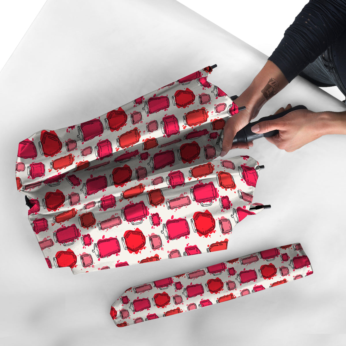 Canning Watercolor Print Pattern Umbrella-grizzshop